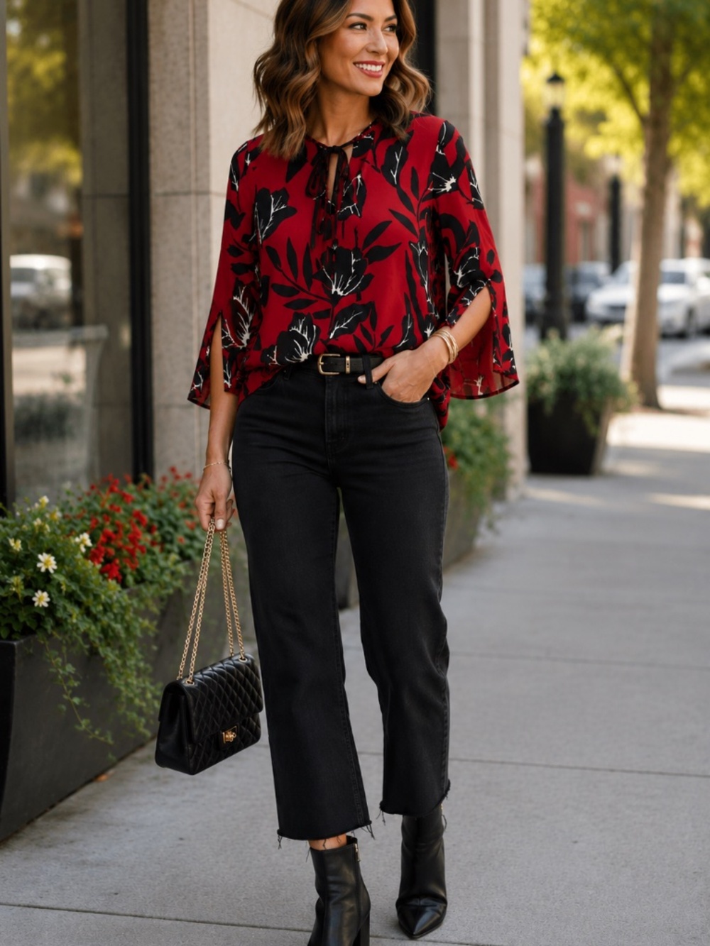 {Fifteen Twenty} EUC Floral Blouse